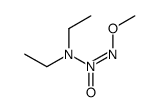 1-三氮烯,3,3-二乙基-1-甲氧基-,2-氧化物 结构式