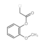 2-氯乙酸-2-甲氧基苯酯 结构式