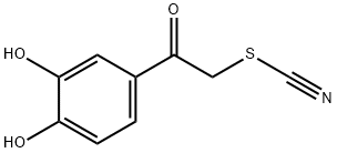 硫氰酸2-(3,4-二羟基苯基)-2-氧代乙酯 结构式