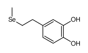 4-(2-甲基硒代乙基)苯-1,2-二酚 结构式