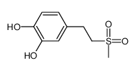 4-(2-甲磺酰基乙基)苯-1,2-二酚 结构式