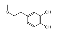 4-(2-甲硫基乙基)苯-1,2-二酚 结构式