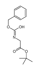 N-苄氧羰基甘氨酸叔丁酯 结构式
