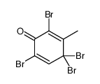 2,4,4,6-四溴-3-甲基环己-2,5-二烯-1-酮 结构式