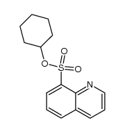8-喹啉磺酸环己酯 结构式