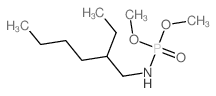 N-二甲氧基磷酰基-2-乙基己-1-胺 结构式