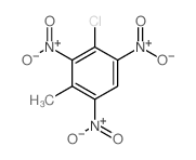 2-氯-4-甲基-1,3,5-三硝基苯 结构式