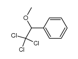 1-甲氧基-1-苯基-2,2,2-三氯乙烷 结构式