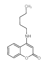 4-(戊基氨基)色烯-2-酮 结构式