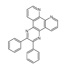 2,3-二苯基吡嗪并[2,3-f][1,10]菲咯啉 结构式
