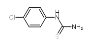 4-氯苯基硫脲 结构式
