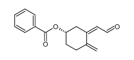 (S,Z)-4-methylene-3-(2-oxoethylidene)cyclohexyl benzoate 结构式