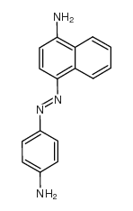 4-[(4-氨苯基)偶氮]-1-萘胺 结构式