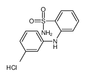 4-[(3-甲基苯基)氨基]-3-吡啶磺酰胺盐酸盐 结构式
