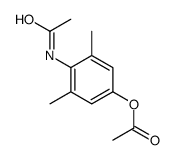 N-(4-乙酰氧基-2,6-二甲基苯基)乙酰胺 结构式