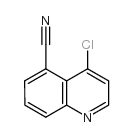 4-氯-5-氰基喹啉 结构式