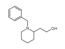 N-苄基-2-(2-羟乙基)哌啶 结构式