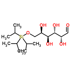 6-O-(三异丙基硅基)-D-半乳醛 结构式
