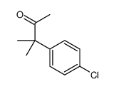 3-(4-氯苯基)-3-甲基-2-丁酮 结构式