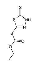 Carbonothioic acid, S-(4,5-dihydro-5-thioxo-1,3,4-thiadiazol-2-yl) O-ethyl ester 结构式