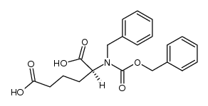 (S)-2-(N-苄基-N-苄氧羰基)氨基己二酸 结构式
