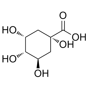 右旋奎宁酸 结构式