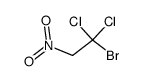 1-溴-1,1-二氯-2-硝基乙烷 结构式