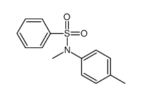 N-甲基-N-(4-甲基苯基)苯磺酰胺 结构式