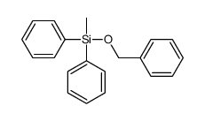 1,1'-[甲基(苄氧基)亚硅基]二苯 结构式