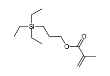2-甲基-2-丙烯酸-3-(三乙基硅基)丙酯 结构式