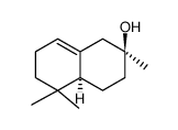 2-Naphthalenol, 1,2,3,4,4a,5,6,7-octahydro-2,5,5-trimethyl-, (2R,4aR)-rel- 结构式
