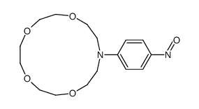 13-(4-亚硝基苯基)-1,4,7,10-四氧杂-13-氮杂环十五烷 结构式