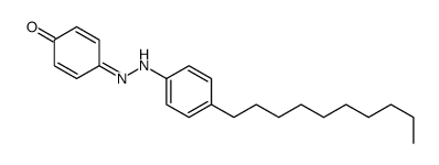 4-[2-(4-癸基苯基)二氮烯基]苯酚 结构式