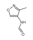N-(3-甲基-4-异恶唑基)甲酰胺 结构式