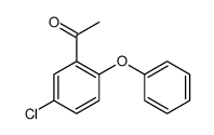 1-(5-氯-2-苯氧基苯基)-乙酮 结构式