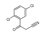 2,5-二氯苯甲酰基乙腈 结构式