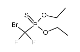 Phosphonothioic acid, P-(bromodifluoromethyl)-, O,O-diethyl ester 结构式