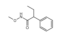 α-Ethyl-N-methoxybenzeneacetamide 结构式