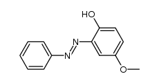 4-Methoxy-2-phenylazo-phenol 结构式