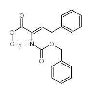 2-Cbz-氨基-4-苯基-2-丁烯酸甲酯 结构式