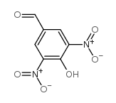 4-羟基-3,5-二硝基苯甲醛 结构式