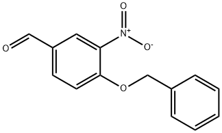 4-(苄氧基)-3-硝基苯甲醛 结构式