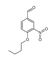4-丁氧基-3-硝基苯甲醛 结构式