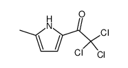 2,2,2-三氯-1-(5-甲基-1H-吡咯-2-基)乙-1-酮 结构式