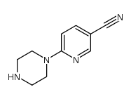6-(哌嗪)吡啶-3-甲腈 结构式