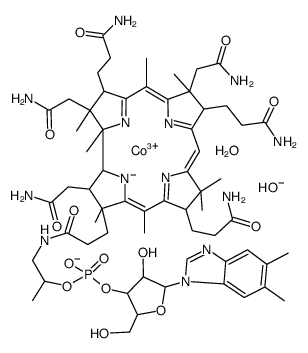 羟基钴胺素盐酸盐 结构式