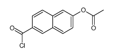 6-(氯羰基)萘-2-乙酸酯 结构式