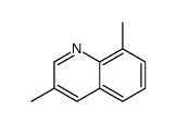 3,8-二甲基喹啉 结构式