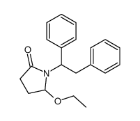 1-(1,2-二苯乙基)-5-乙氧基吡咯烷-2-酮 结构式