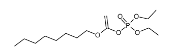 Phosphoric acid, diethyl 1-(octyloxy)ethenyl ester 结构式